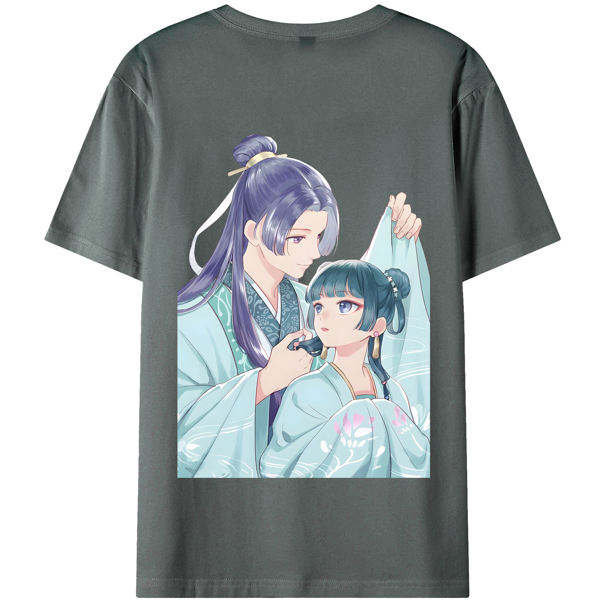 （画像用） 薬屋のひとりごと The Apothecary Diaries 綿100％半袖Tシャツ（背面プリント）